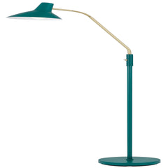 TFS FLOOR LAMP 25wE27max H:1580 D:230 GREEN/ BRASS MATT/GREEN ROCKET SWITCH
