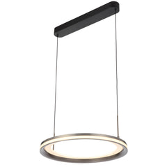 TFS 40CM PENDANT 40wLED D400 H30 3000K DIM CAB 2m 1710Lm PEARL GREY/FROST