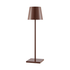 TFS RECHARGEABLE TABLE LAMP 3wLED D108 H380 IP54 1.5M 3000 K 300LM 2X2000mah BROWN SATIN