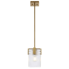 Teraform TFS 1 LT PENDANT 25wE27max L180 W180 H250 rod (2*600+ 1*300) ANT GOLD / CLEAR GLASS