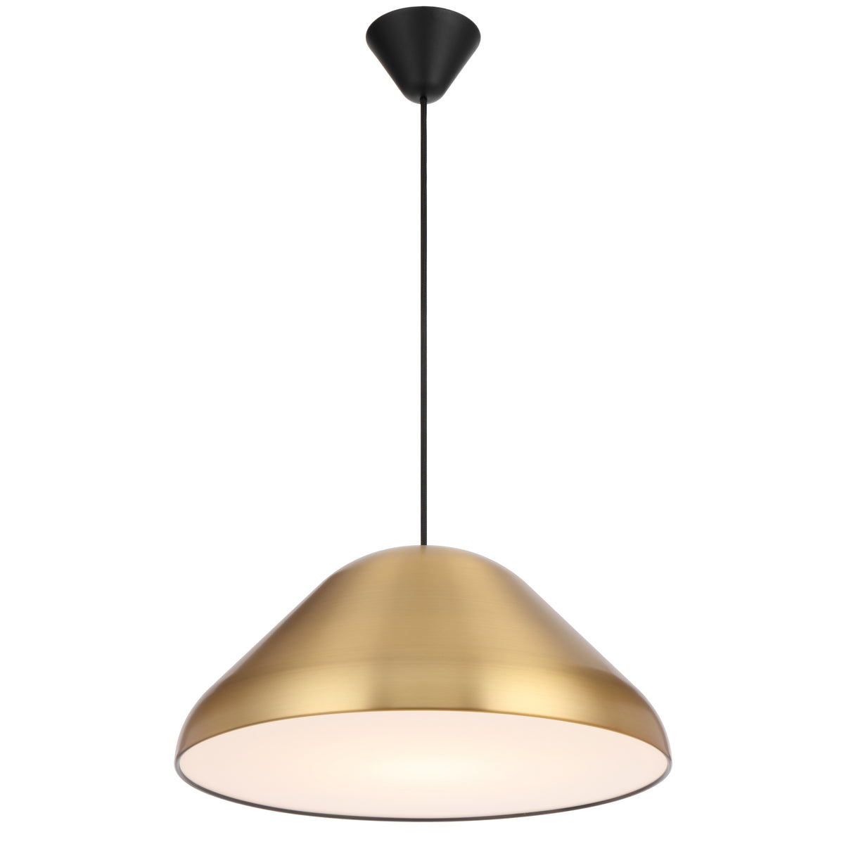 TFS 44CM PENDANT 25wE27max D440 H195 CAB 2M BRASS SATIN