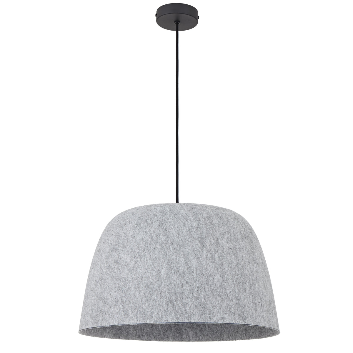 TFS FELT PENDANT 25wE27max D430 H270 cab 2m LIGHT GREY FELT