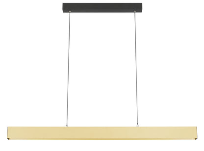 TFS 120 PENDANT 40wLED TUYA L:1200H:50W:75 GOLD/BLACK 2800Lm CAB:2m