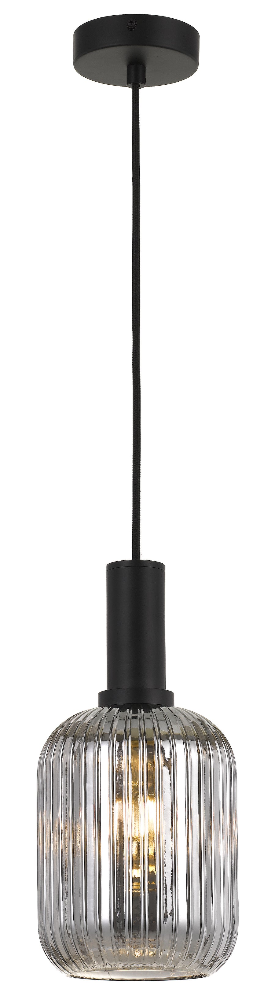 TFS 14 PENDANT 25wE27max D 140 H 200 SMOKE with BLACK