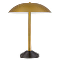 TFS TABLE LAMP 2x25wE27max D400 H500 TOUCH SWITCH ANTIQUE BRASS / DARK COFFEE