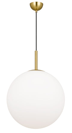 TFS 16 PENDANT 25w E27 D:400 CAB:2m ANTI GOLD / OPAL MATT