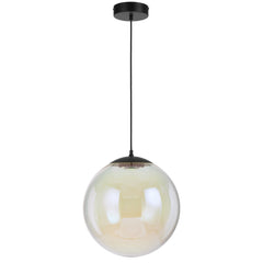 TFS 40 PENDANT 15wLED 3000K DIM D400 H435 780Lm cab 2M BLACK MATT/ RAINBOW