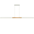 TFS 180CM LED PENDANT 36wLED 2080Lm cab.2M 3CCT WALL SWT WHITE / OAK WOOD