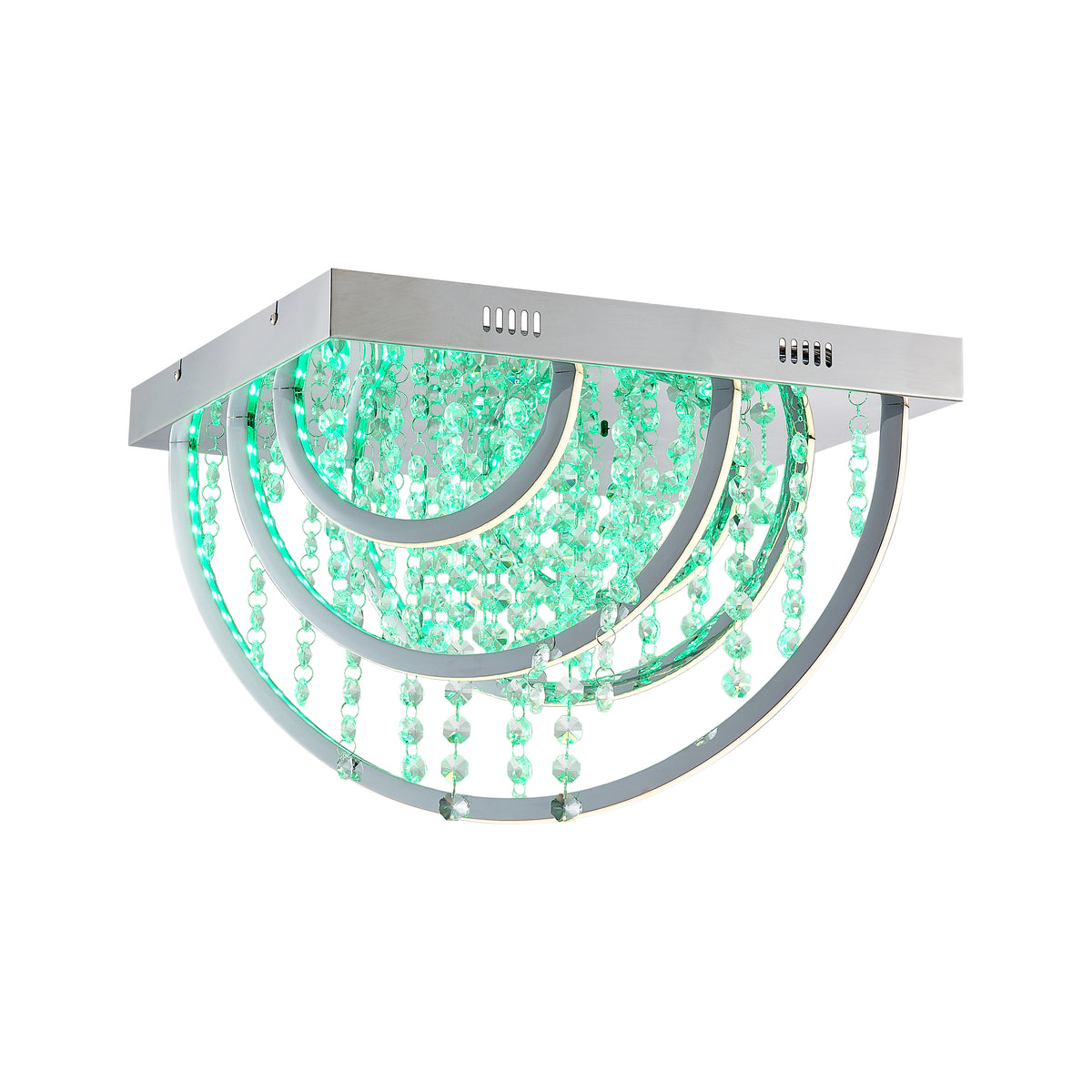 TFS CTC 25wLED 4000K L420 W420 H310 DIM+RGB BY RMTE 2500LM CHROME/CRYSTAL