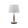 TFS TABLE LAMP 25wE27 D:300 H:500 WALNUT PAINTED/ WHITE - DARK