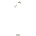 Valencia TFS FLOOR LAMP 2x6wGU10max 294x205x1530 FOOT SWT BEIGE SATIN/BRASS/WHITE INSIDE