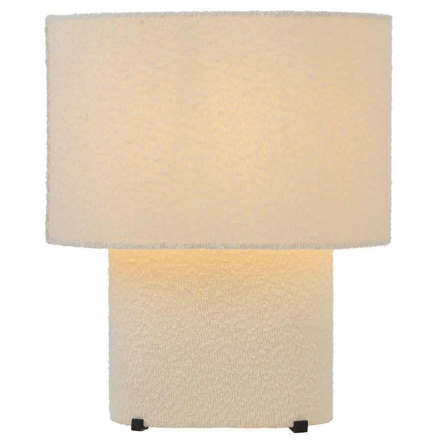 Coimbra TFS TABLE LAMP 25wE27max L350 W250 H425 INLINE SWT IVORY / IVORY