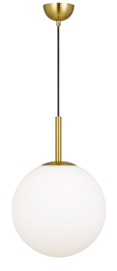TFS 12 PENDANT 25w E27 D:300 CAB:2m ANTI GOLD / OPAL MATT