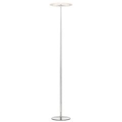 TFS LED FLOOR LAMP 12wLED 3CCT DIM 1800LM H1550 D350 foot swtch CHROME