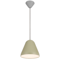 TFS 22CM PENDANT 25wE27max D220 H195 CAB 2M GREEN SATIN