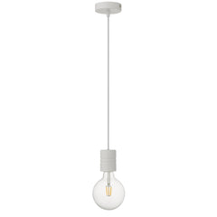 TFS CORD SET 25wE27max wSHADE RING L:2400 WHITE / WHITE