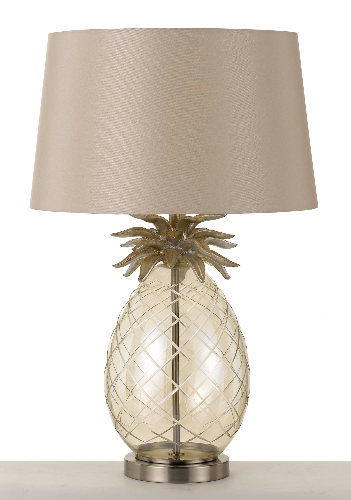 TFS TABLE LAMP 40wE27max D:380 OH:585 CHAMPAGNE/CREAM