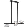 Antibes TFS 3 HORIZONTAL LTS PENDANT 3x6wG9max GLASS D200 BLACK / SMOKE GLASS