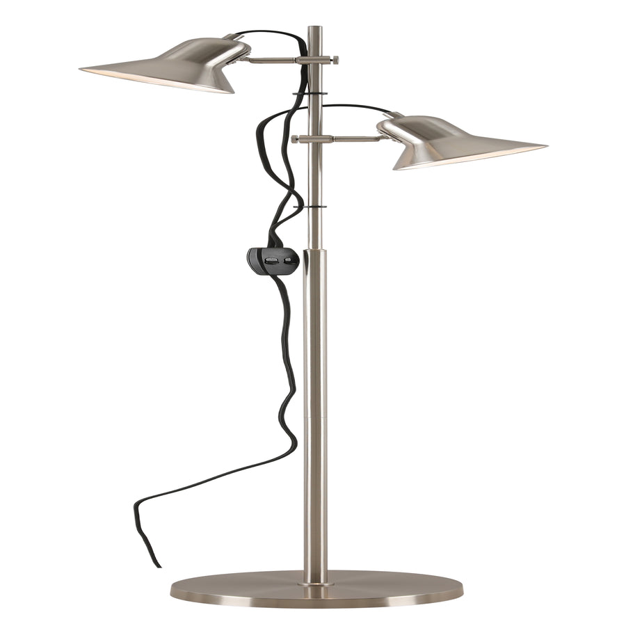 TFS 2 FLOOR LAMP 2*6wGU10 max H1530 D230 NICKEL