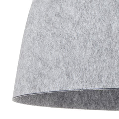 TFS FELT PENDANT 25wE27max D430 H270 cab 2m LIGHT GREY FELT