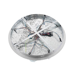 TFS CTC 44wLED 4000K D550 H220 DIM+RGB BY RMTE 3600LM CHROME/CRYSTAL