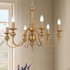 Zanoform TFS 6LT PENDANT 6x25wE14max D:680 H:500 chain 2m COPPER