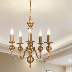 Rivaton TFS 5LT PENDANT 5x25wE14max D:450 H:430 chain 2m COPPER