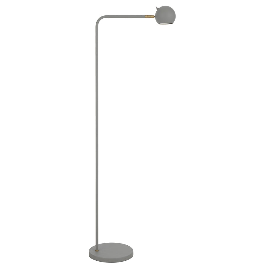 TFS FLOOR LAMP 6wGU10max L420 W220 H1220 HEAD D:100 GREY SAND