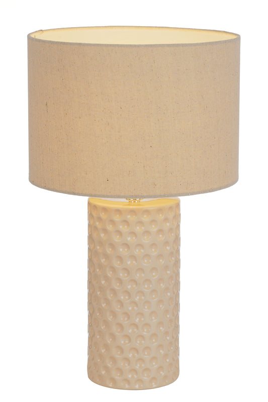 TFS CERAMIC TABLE LAMP 25wE27max H:470 D:280 CREAM