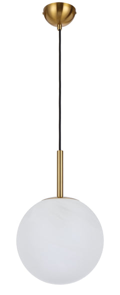 TFS 10 PENDANT 25w E27 D:250 CAB:2m ANTI GOLD / ALABASTRO