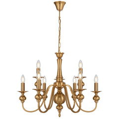Solwood TFS 8LT PENDANT 8x25wE14max D:790 H:550 chain 2m COPPER