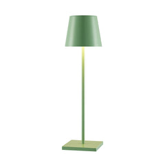 TFS RECHARGEABLE TABLE LAMP 3wLED D108 H380 IP54 1.5M 3000 K 300LM 2X2000mah GREEN SATIN