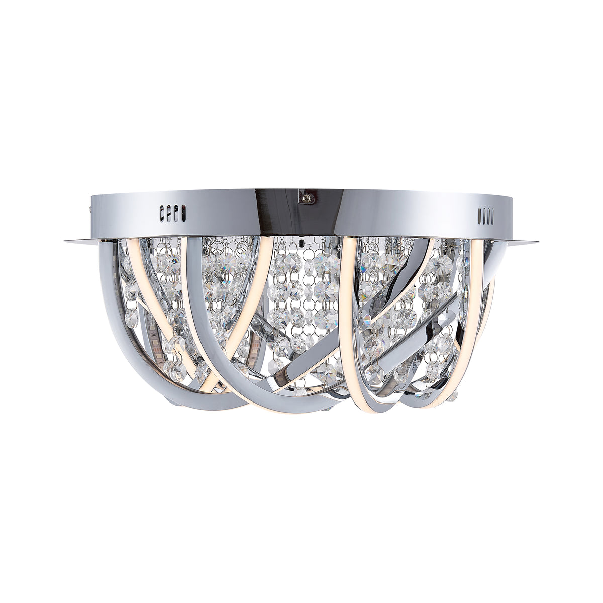 TFS CTC 36wLED 4000K D450 H200 DIM+RGB BY RMTE 2700LM CHROME/CRYSTAL