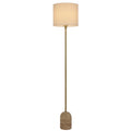 Segovia TFS FLOOR LAMP 25wE27max D:300 H:1550 FOOT SWT BEIGE TRAVERTINE/ANT GOLD/CREAM