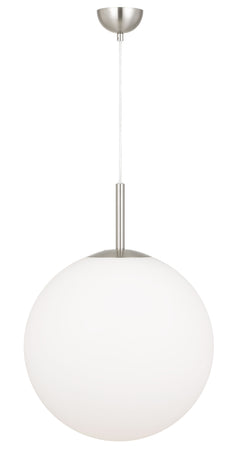 TFS 16 PENDANT 25w E27 D:400 CAB:2m NICKEL / OPAL MATT