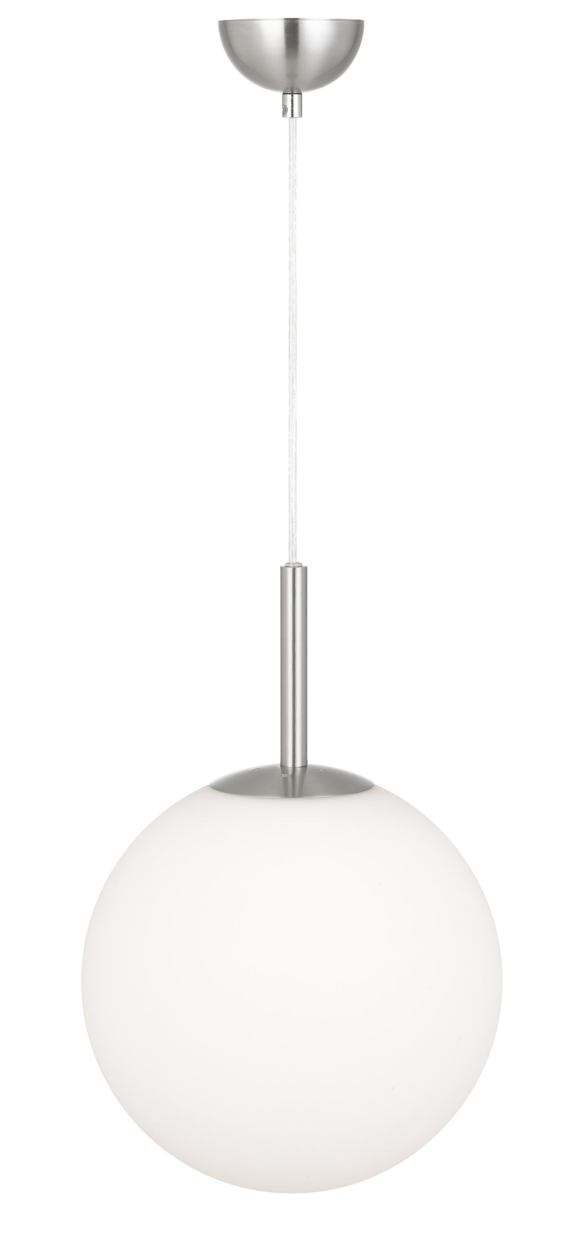 TFS 12 PENDANT 25w E27 D:300 CAB:2m NICKEL / OPAL MATT