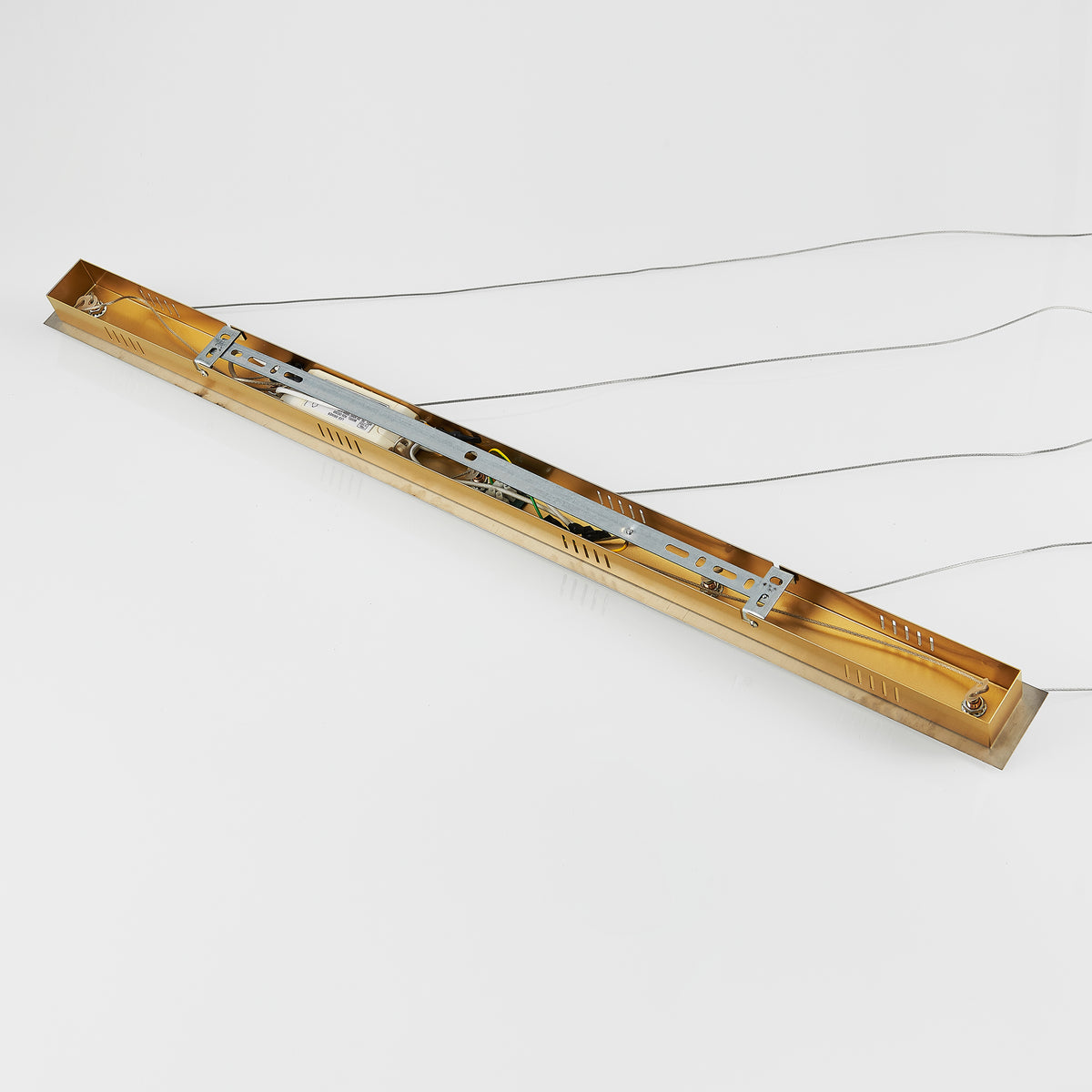 Altostone TFS 5 LTS BAR PENDANT 5x5wLED 3000K 1540Lm cab2M L960 W90 GOLD/BUBBLE GLASS