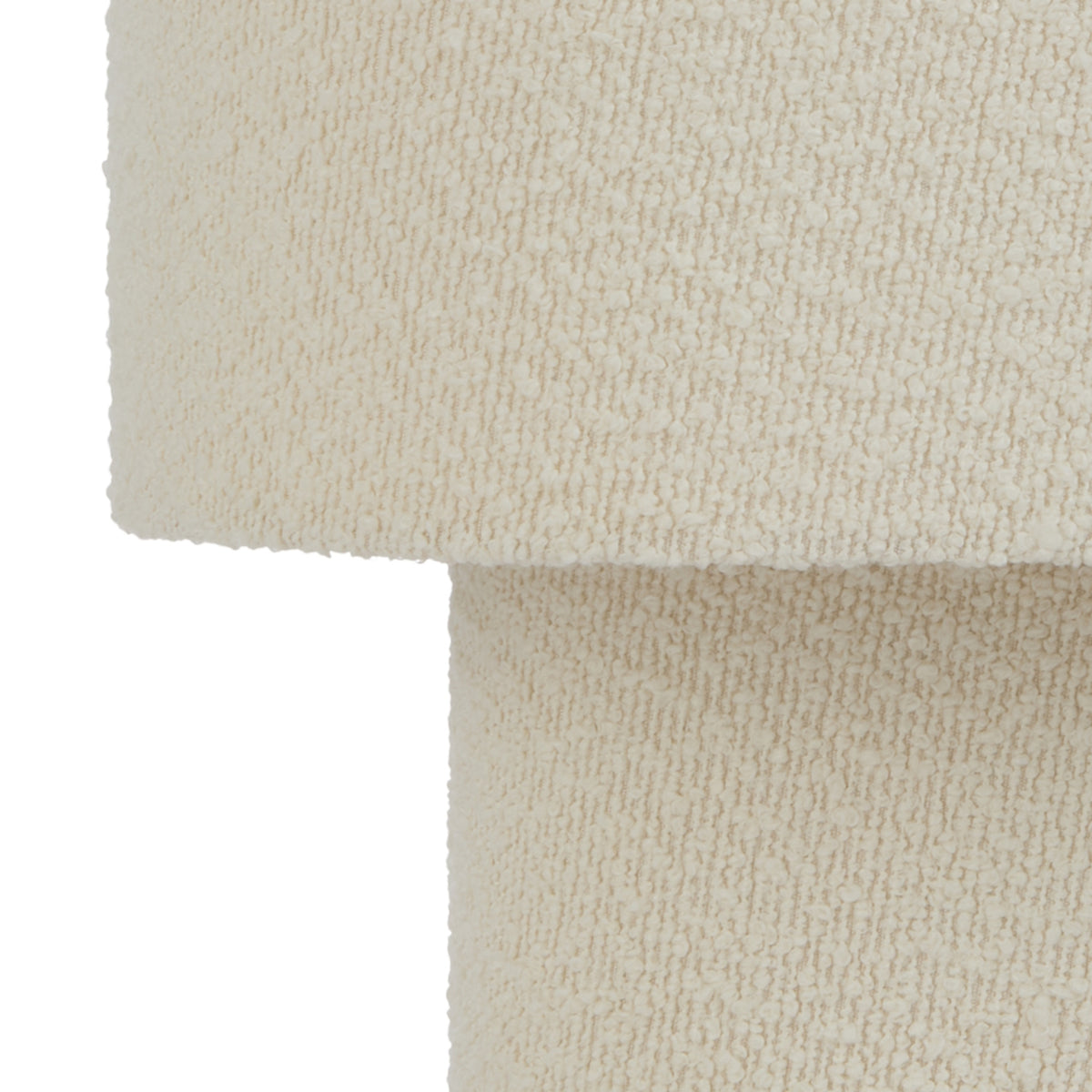 Coimbra TFS TABLE LAMP 25wE27max L350 W250 H425 INLINE SWT IVORY / IVORY