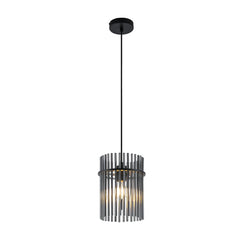 Cantostone TFS PENDANT 25wE27max D200 H260 CAB 2m BLACK MATT/ SMOKE