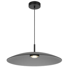 Noraline TFS PENDANT 2x6wLED nonDIM 3000K D:600 cab.2m BLACK MATT/ SMOKE