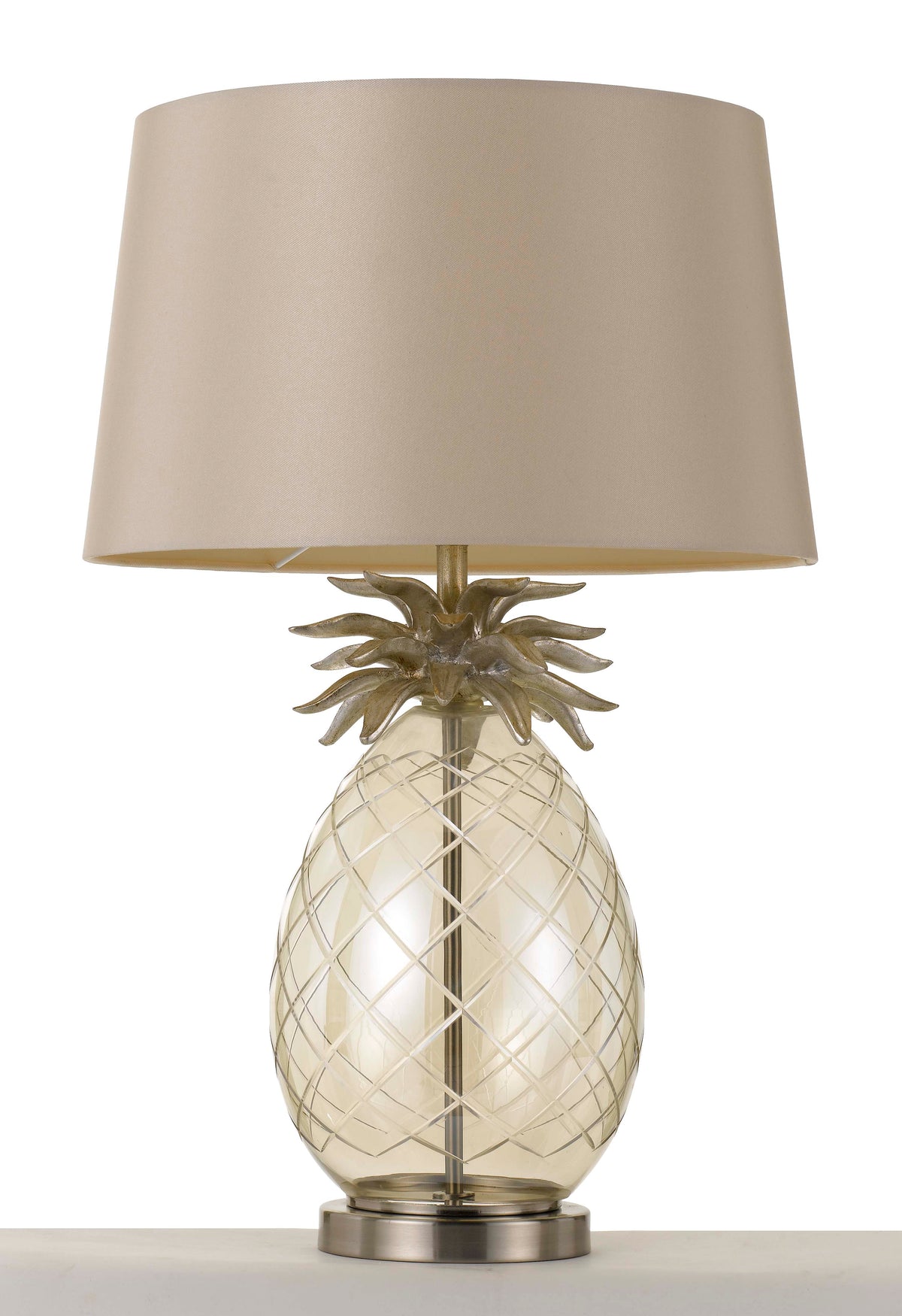 TFS TABLE LAMP 40wE27max D:380 OH:585 CHAMPAGNE/CREAM