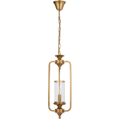 Ancona TFS 1LT PENDANT 25wE14max D210 H540 chain 2m COPPER / CLEAR GLASS
