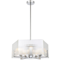 Vitalux TFS 5 LT PENDANT 5x25wE14ma L560 W560 H210 rod (2*600+ 1*300) CHROME / CLEAR GLASS