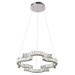 TFS 1 TIER PENDANT 36wLED DIM W/RMOTE 3600LM 2.5m cab 3300K-4200K-6500KCHROME