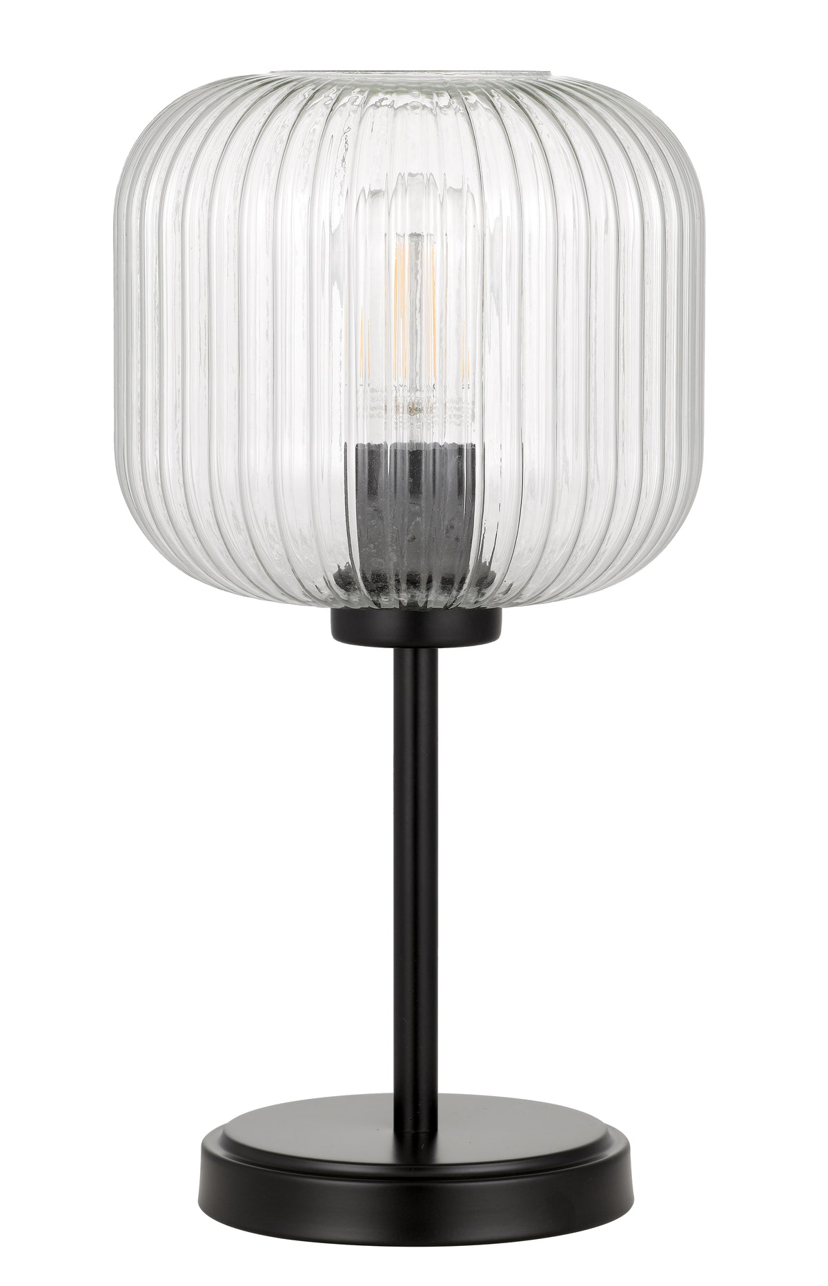 TFS TABLE LAMP 25wE27max D:205 H:390 BLACK/CLEAR