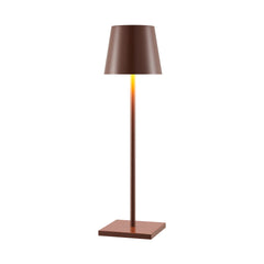 TFS RECHARGEABLE TABLE LAMP 3wLED D108 H380 IP54 1.5M 3000 K 300LM 2X2000mah BROWN SATIN