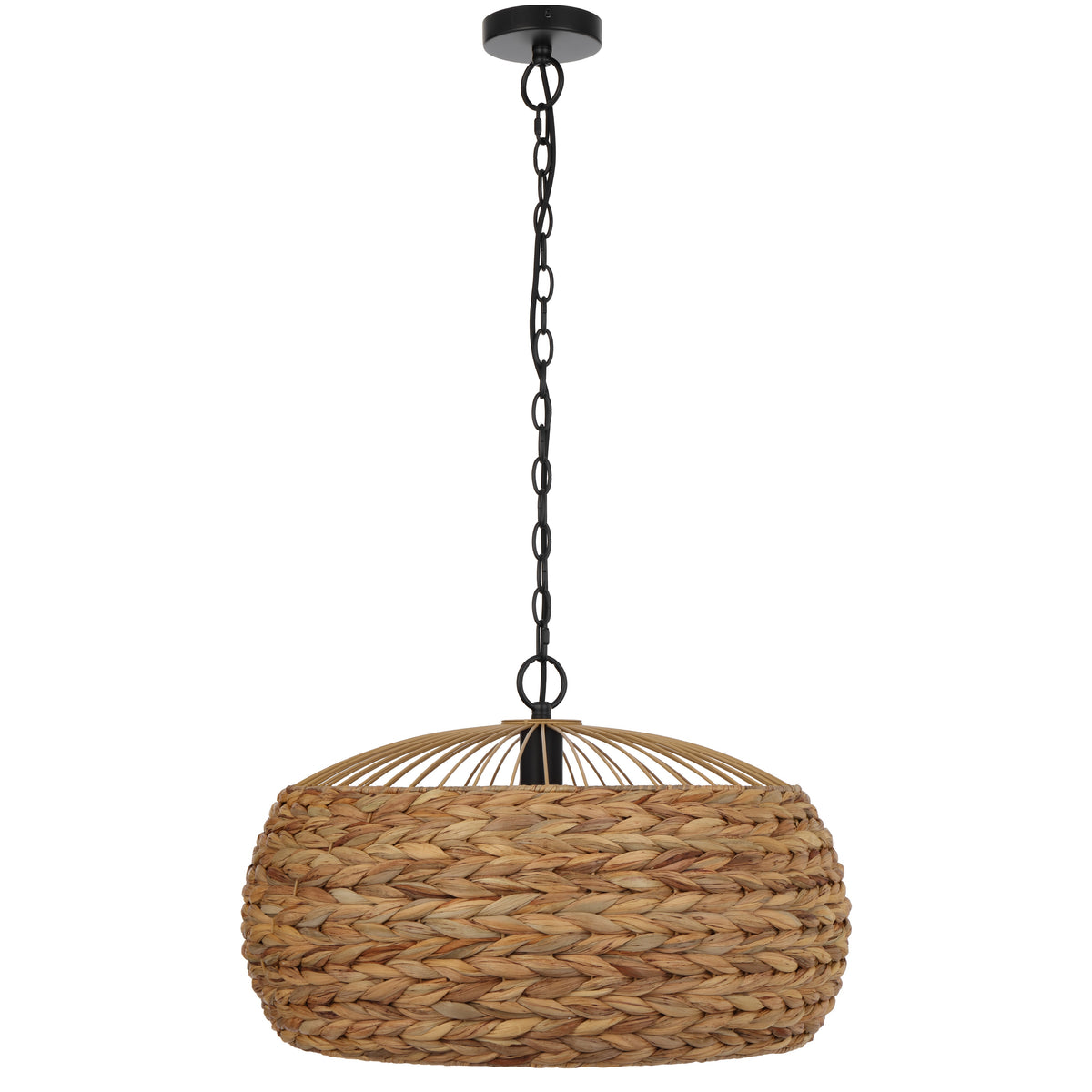 TFS 60 PENDANT 25wE27max D600 H300 chain 2m NATURAL (natural fiber)