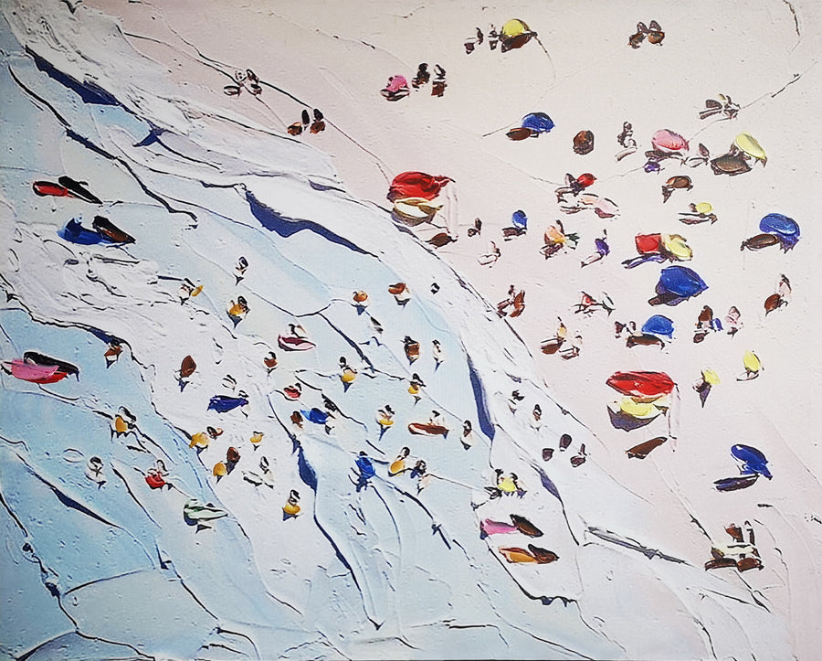 Beach Hand Painting Picture