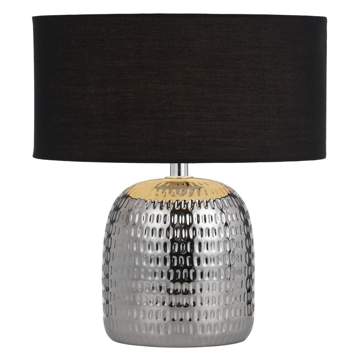 Altoton TFS CERAMIC TABLE LAMP 25wE27max H:400 D:240 SILVER/BLACK