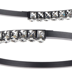 TFS 2TIER PENDANT 40wLED D:575+385 H:30 CAB.2M 1540Lm BLACK SAND/ CRYSTAL